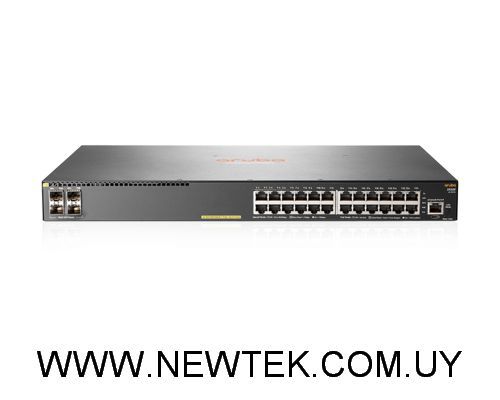 Switch HP Aruba 2930F 24G JL261A PoE+ 24 puertos 4SFP