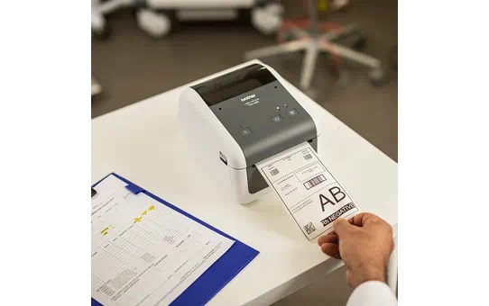 Impresora de etiquetas Brother TD-4410D Conexión USB ETHERNET y Serie