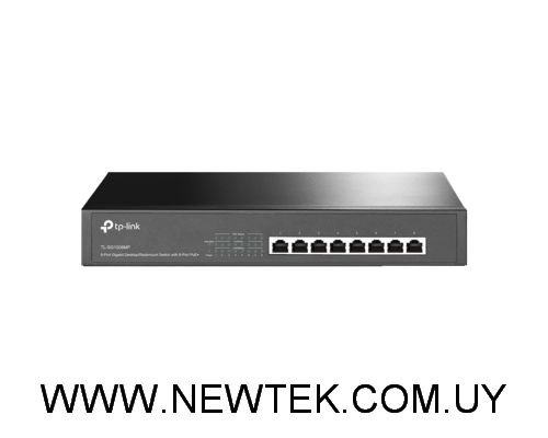 Switch Tp-Link TL-SG1008MP Con 8 puertos Gigabit con PoE+ 153W Rack