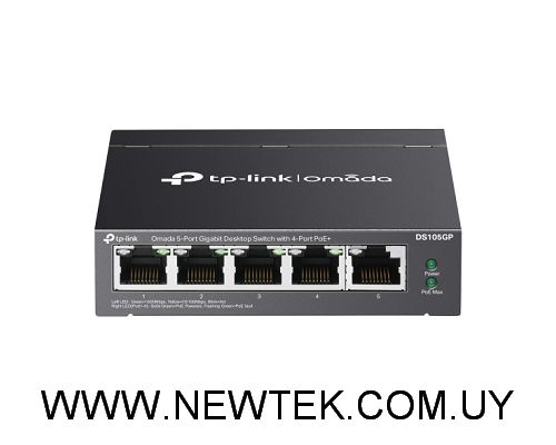 Switch TP-LINK DS105GP 5 Puertos Rj45 Gigabit PoE+