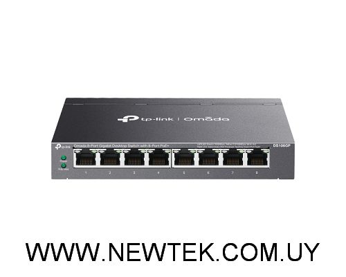 Switch TP-LINK DS108GP 8 Puertos Rj45 Gigabit PoE+ Omada
