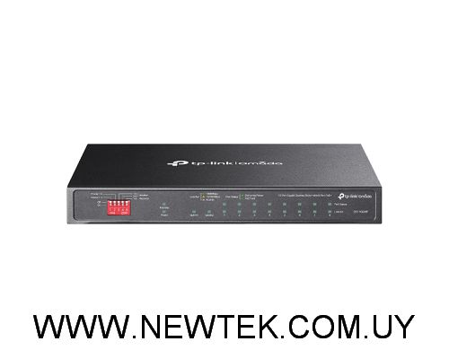 Switch TP-LINK DS110GMP 10 Puertos RJ45 10/100/1000 Mbps PoE+ SFP