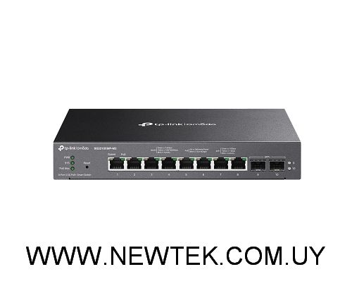 Switch TP-LINK SG2210XMP-M2 10 Puertos Rj45 Gigabit SFP+ PoE+