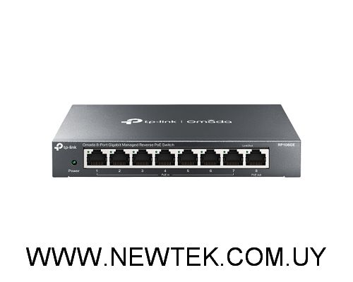Switch TP-LINK TL-RP108GE 8 Puertos Rj45 Gigabit PoE+