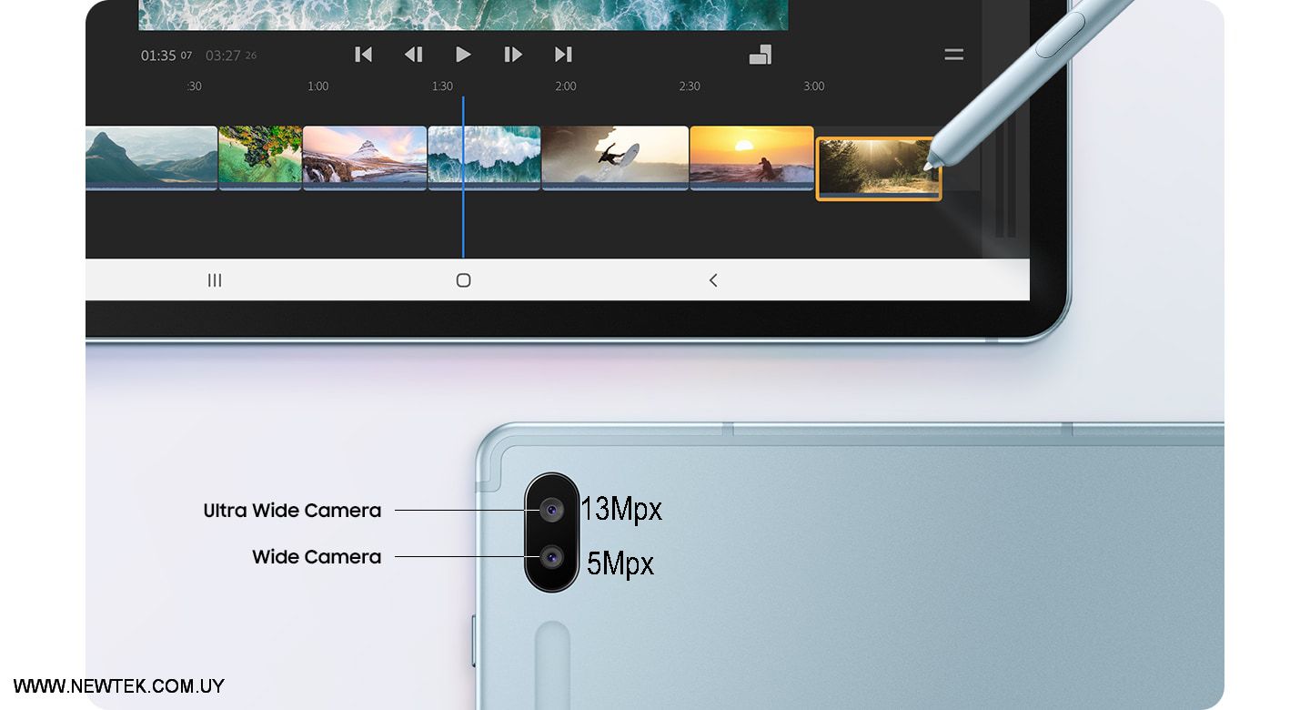 Tablet Samsung Galaxy Tab S6 T860 10.5" Octa-Core 2.8GHz RAM 6GB, 128GB Pen SO 9