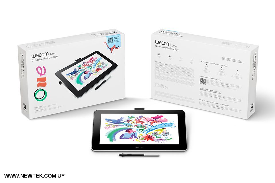 Tableta Digitalizadora Wacom One DTC133 Monitor interactivo creativo 13.3" FHD