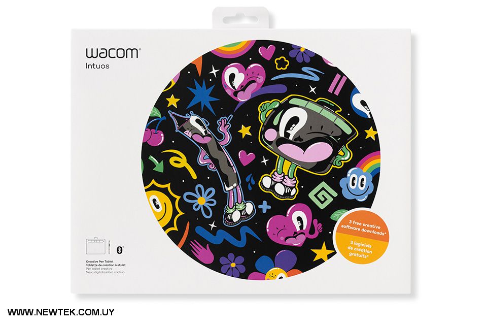 Tableta digitalizadora Wacom Intuos CTL-4100WL Small Bluetooth incluido Lapiz/SW