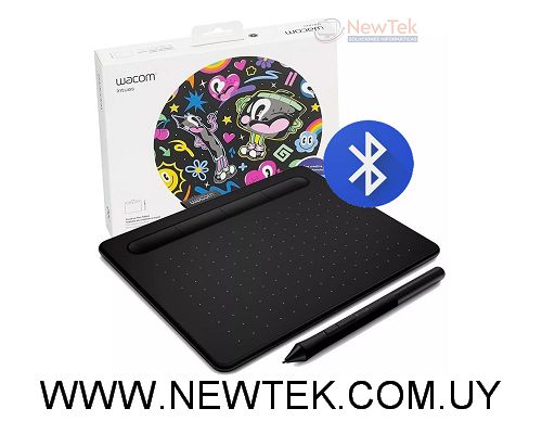 Wacom Intuos S Bluetooth tableta digitalizadora Verde, Negro 2540 líneas  por pulgada 152 x 95 mm USB/Bluetooth