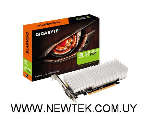 Tarjeta Video PCI Express Gigabyte GT 1030 Silent Low Profile 2GB DDR4 HDMI DVI