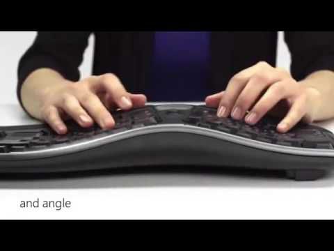 Teclado Cableado Microsoft 4000 Natural Ergonómico Con Reposamuñecas En Español