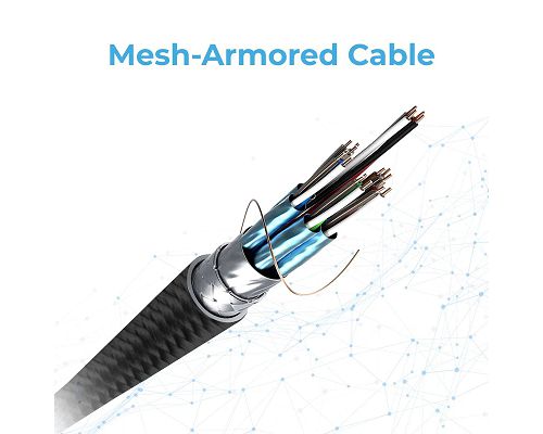 Cable PROMATE ThunderLink-C20+ USB-C a USB-C 150cm Thunderbolt