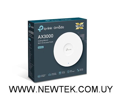 Access Point Tp-Link EAP650 AX3000 Wireless Gigabit 2.4GHz 574Mbps 5GHz 2402Mbps