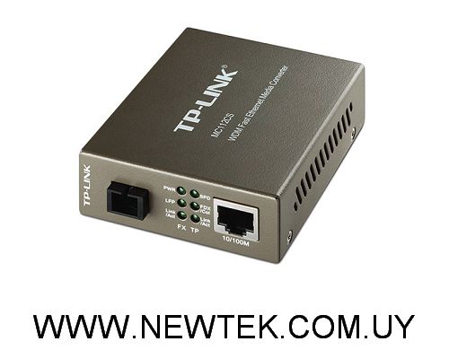 Convertidor TP-Link MC112CS LAN 10/100M Fibra Optica CS 20Km