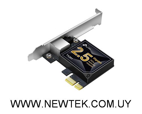 Adaptador de red PCIe Tp-link Tx201 2,5 Gigabits Ethernet Rj45