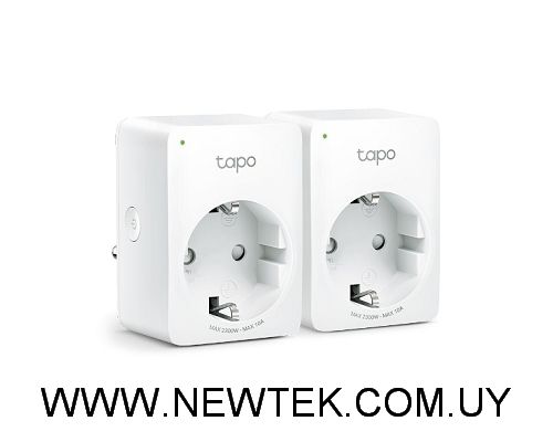 Enchufe Inteligente Mini Tp-Link Tapo P100 (2xPack) Wi-Fi 