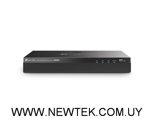 Grabadora de Red Tp-link VIGI 1016H-16P 16 Puertos PoE+ Sata ONVIF
