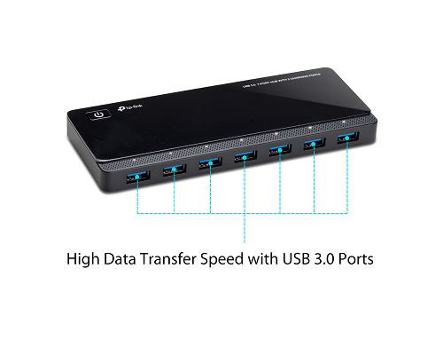 Hub Tp-Link UH720 7 Puertos USB 3.0 2 Puertos de Carga