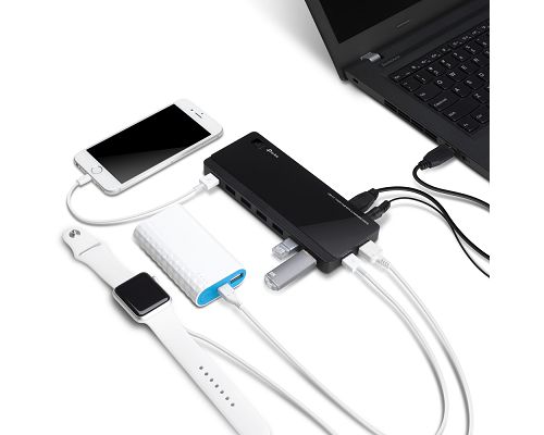 Hub Tp-Link UH720 7 Puertos USB 3.0 2 Puertos de Carga