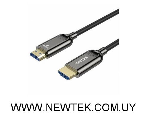 Cable Unitek Fibra Optica HDMI 2.1 8K 100m