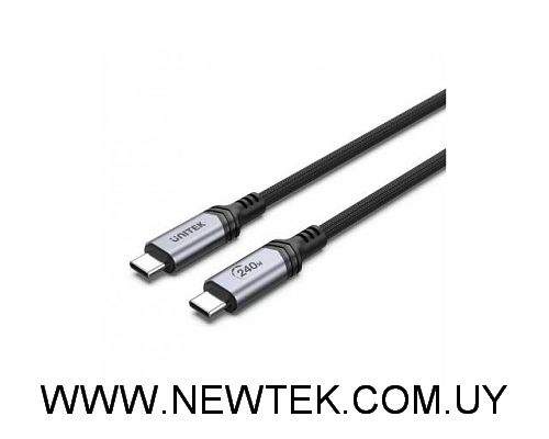 Cable Unitek USB-C a USB-C PD 240w 2m