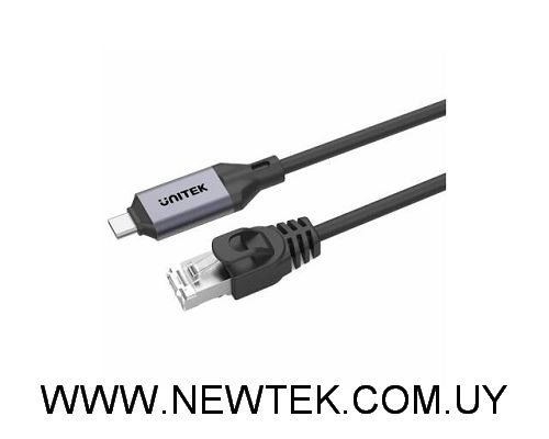Cable Unitek USB-C a LAN Gigabit 2m