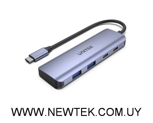 Adaptador Unitek Hub USB-C a USB-C USB-A 3.0