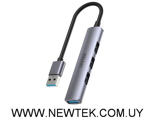 Adaptador Unitek HUB USB-A 3.0 4 en 1