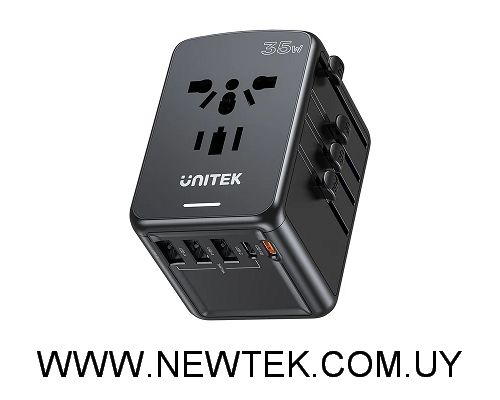 Adaptador / Cargador Universal Unitek 35W USB-C USB-A