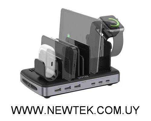 Estación de Carga Unitek 80W 6 Puertos USB