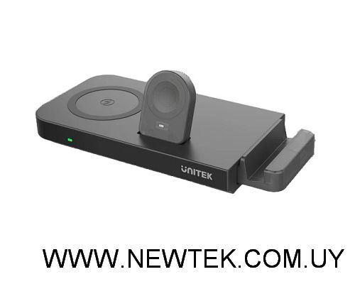 Cargador Inalámbrico Unitek 5 en 1 de escritorio