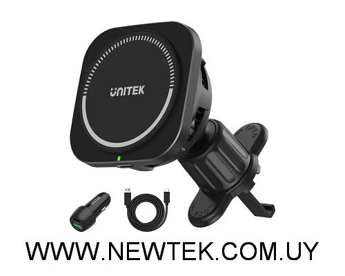 Cargador Unitek inalámbrico rápido Magsafe para Auto