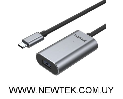 Cable Extensor Unitek USB-C a USB-A 5m