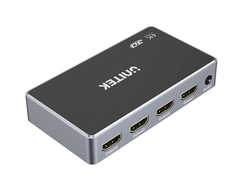 Splitter Unitek HDMI 4K de 4 puertos