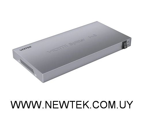 Splitter Unitek HDMI 4K de 8 puertos