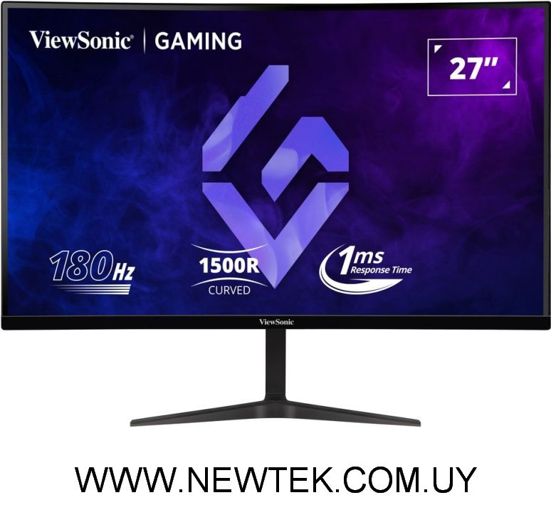 Monitor LED ViewSonic VX2718-2KPC-mhd Curvo 27" 2K 180Hz 1ms HDMI DisplayPort