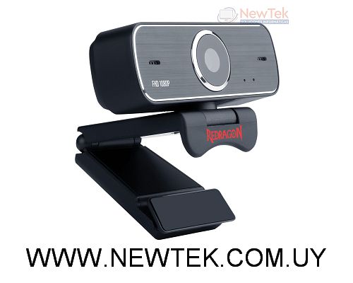 Web Cam Redragon HITMAN GW800 Full HD Camara Web Conexión USB con Microfono