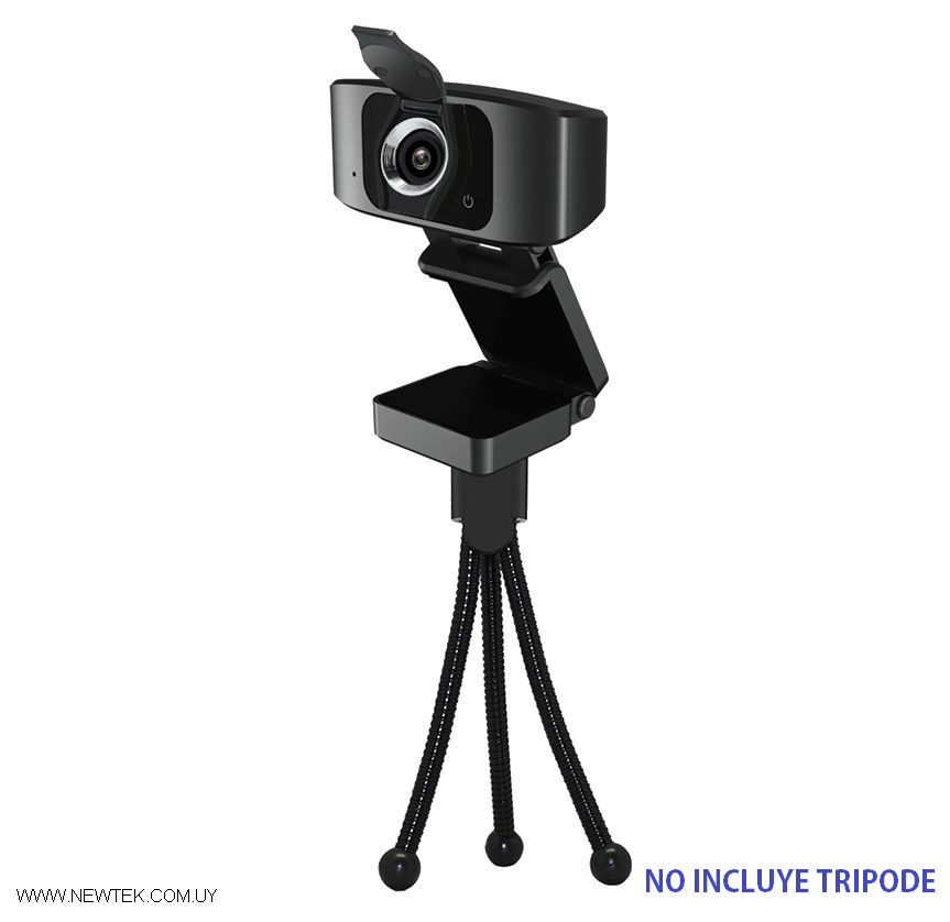 Web Cam Vidlok W77 FULL HD 1080p Camara Web Para PC Con conexion USB y Microfono