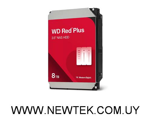 Disco duro Western Digital Red Plus NAS 8 TB "3,5 WD80EFPX  SATA 7200 rpm