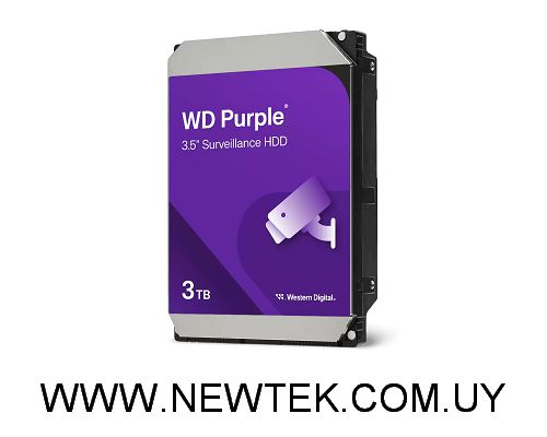 Disco duro para videovigilancia Western Digital Purple WD33PURZ 3 TB