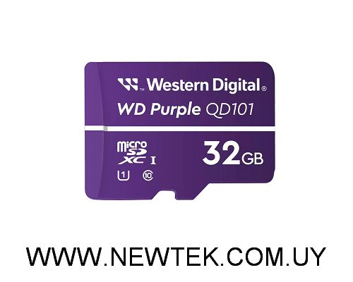 Memoria microSD Western Digital Purple SC Ultra Endurance 32GB SDXC WDD032G1P0C
