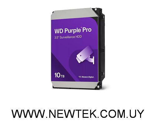 Disco duro para videovigilancia Western Digital Purple Pro WD102PURP 10 TB