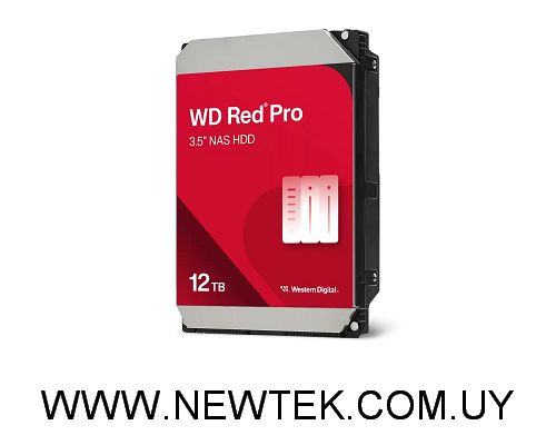 Disco duro Western Digital Red Pro NAS 12 TB 3,5” WD122KFBX SATA 7200 rpm