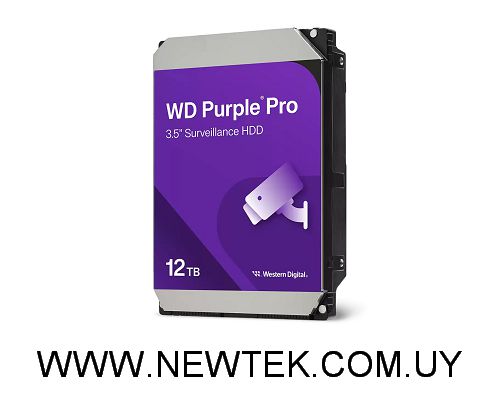 Disco duro para Videovigilancia Western Digital Purple Pro WD122PURP 12 TB