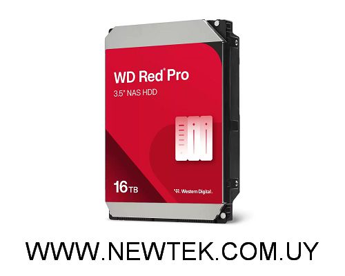 Disco duro Western Digital Red Pro NAS 16 TB 3,5” WD161KFGX SATA 7200 rpm