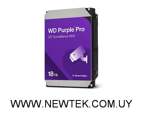 Disco duro para Video Inteligente Western Digital Purple Pro WD181PURP 18 TB
