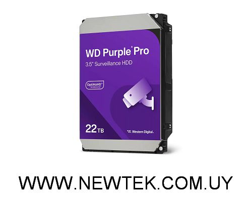 Disco duro para Video Inteligente Western Digital Purple Pro WD221PURP 22 TB