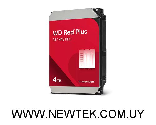 Disco duro Western Digital Red Plus NAS 4 TB 3,5" WD40EFPX SATA 5400 rpm