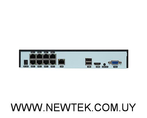 NVR ZKTeco Z8508NEQ-8P Biosense 8 Puertos Poe Sata