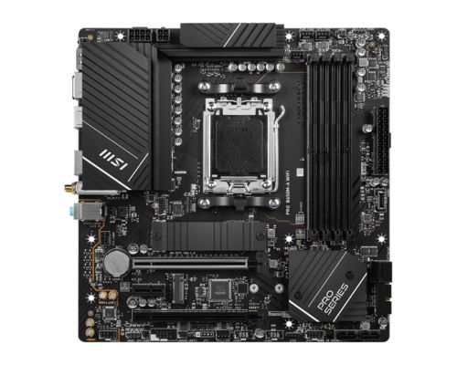 Motherboard Placa MSI PRO B650M-A WiFi AMD AM5 4 Slots DDR5 M.2 PCIe Gen 4