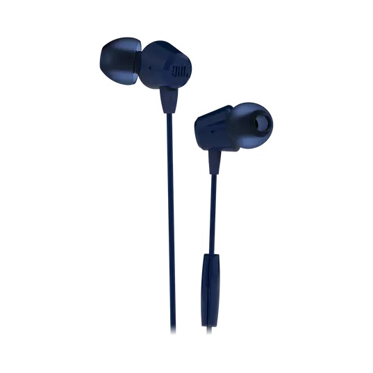 Auriculares con Microfono JBL C50HI Jack 3.5mm Blanco Negro y Azul